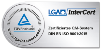 Siegel DIN ISO Zertifizierung 9001:2015 Siegel DIN ISO Zertifizierung 9001:2015